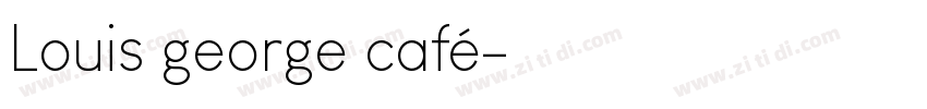 Louis george café字体转换
